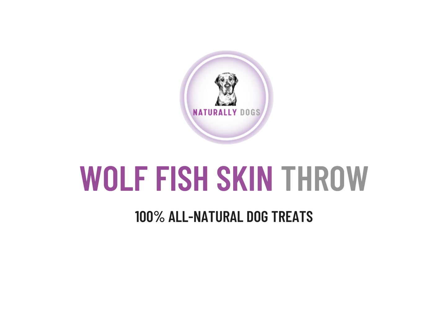 Wolf Fish Skin Throw